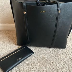 Aldo tote and wallet